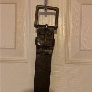 Men's Brown Leather Belt